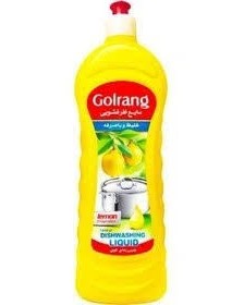 گلرنگ مایع ظرفشویی چربی زدای قوی حاوی رایحه لیمو 1 کیلوگرمی